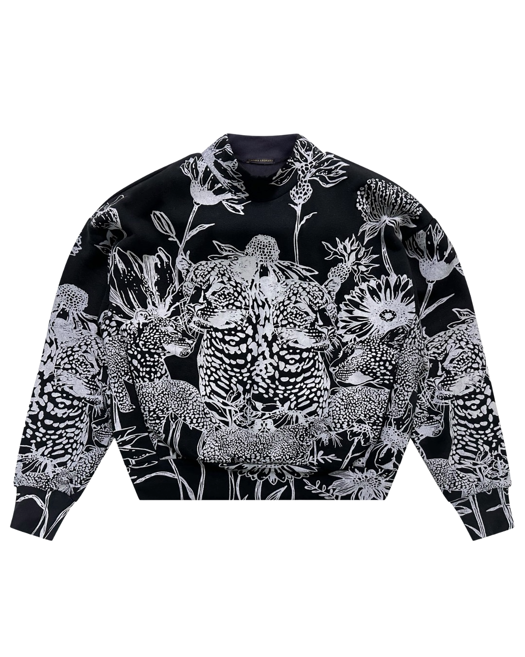 Mango Leopard Twin Print Sweatshirt