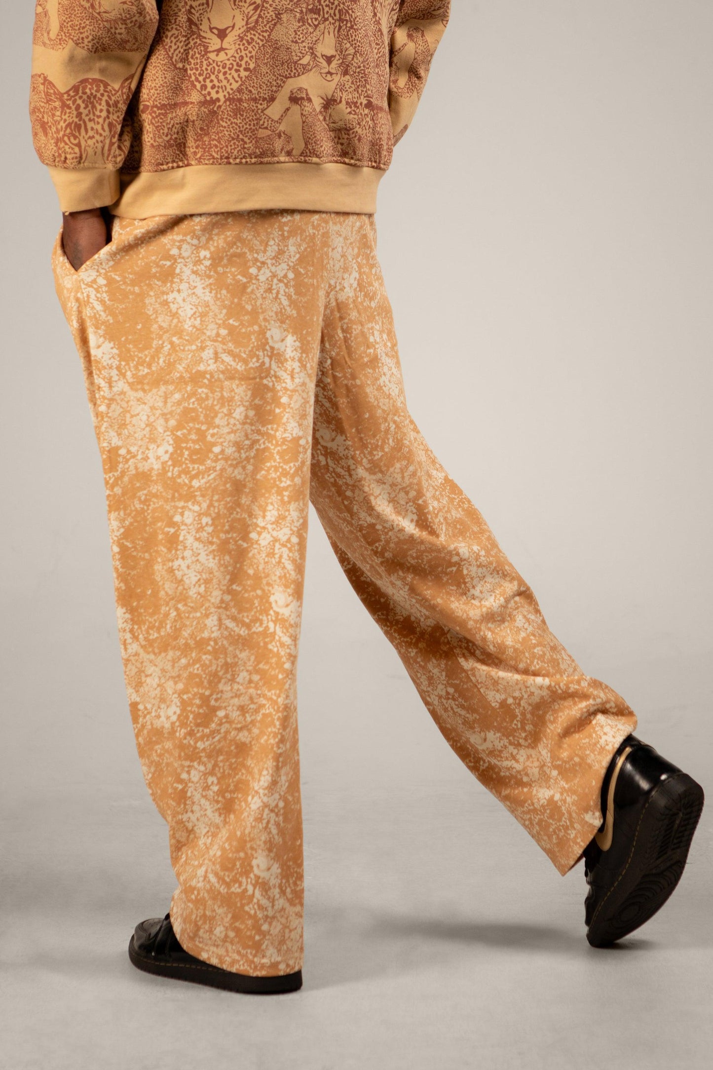 Mango Leopard Printed Long Pants