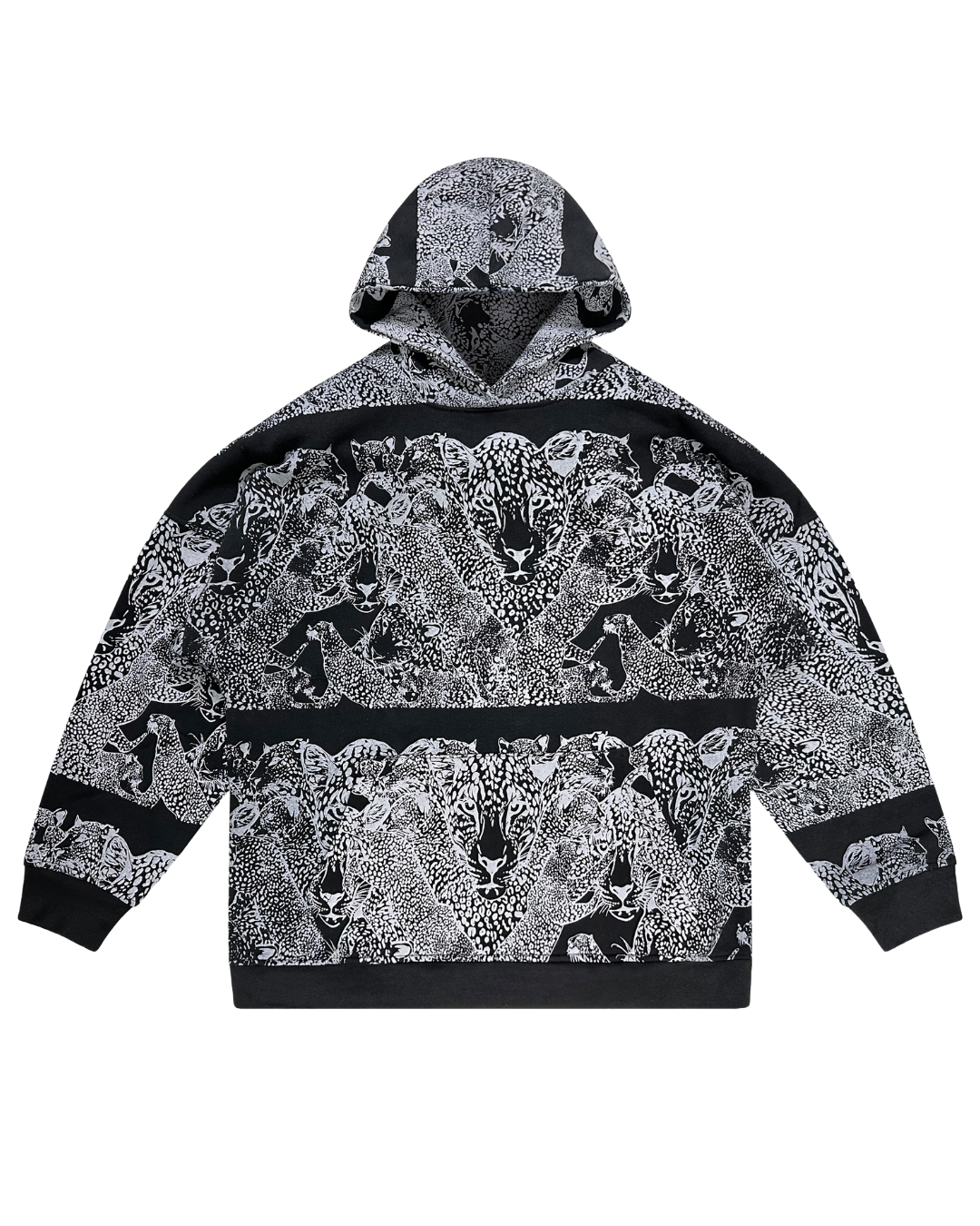 Mango Leopard Printed Hoodie