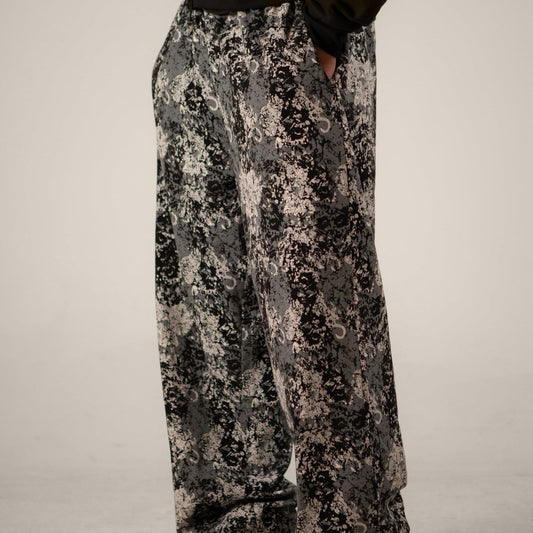 Mango Leopard Printed Long Pants