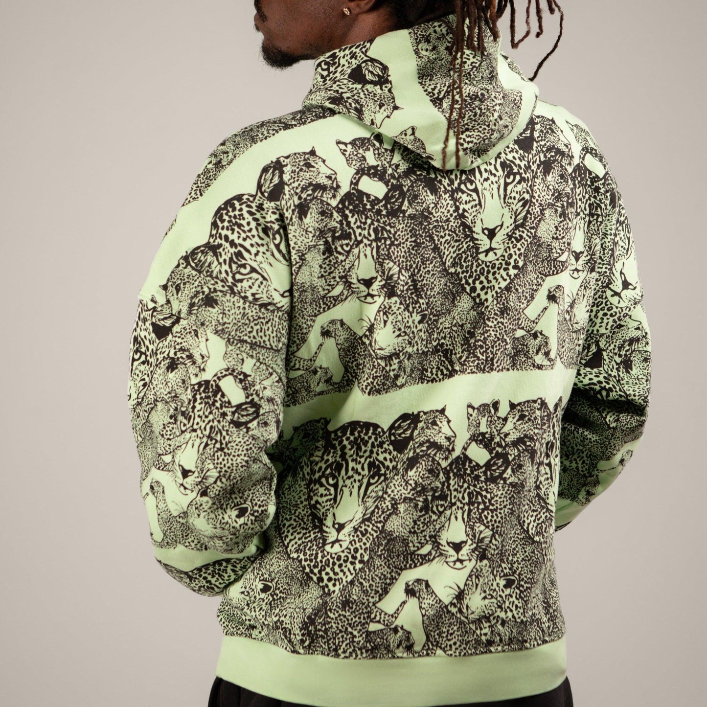 Mango Leopard Printed Hoodie