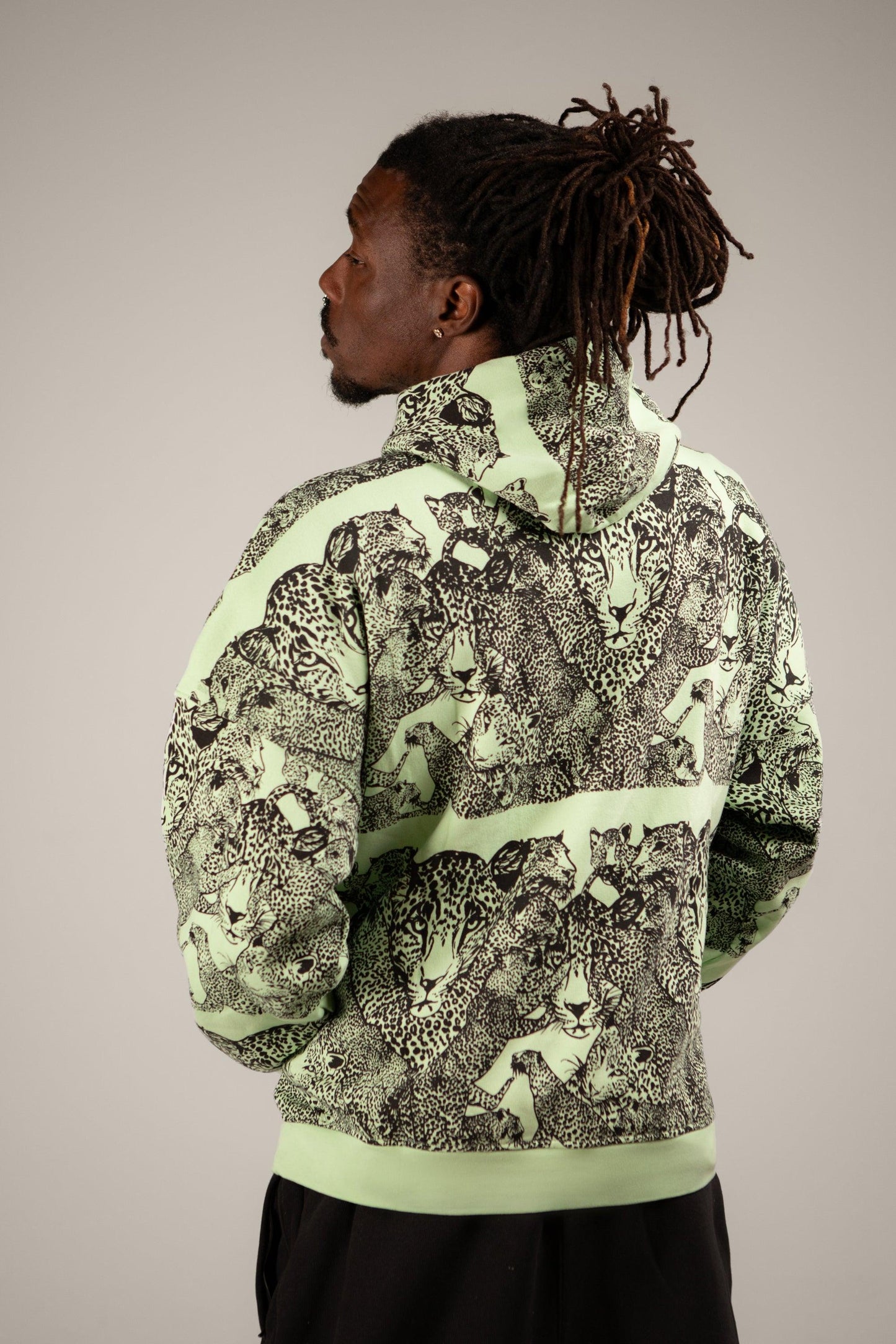 Mango Leopard Printed Hoodie