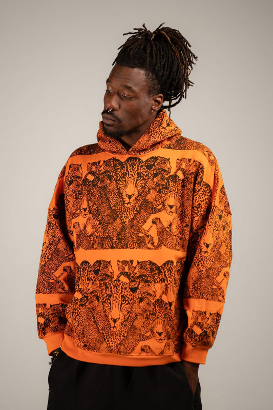 Mango Leopard Printed Hoodie