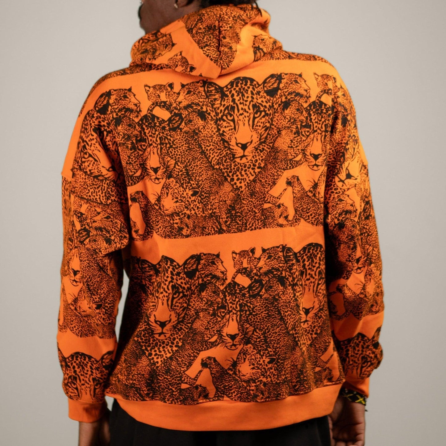 Mango Leopard Printed Hoodie